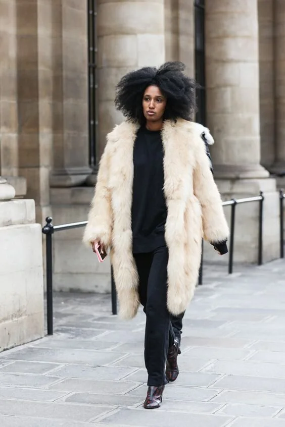 White coat sales street style